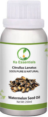 

Ks Essentials 100% Pure Watermelon Seed Oil (Citrullus lanatus) Natural Therapeutic Grade(250 ml)