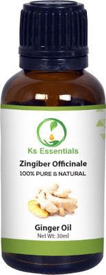 

Ks Essentials 100% Pure Ginger Essential Oil (Zingiber Officinale) Natural Therapeutic Grade(30 ml)