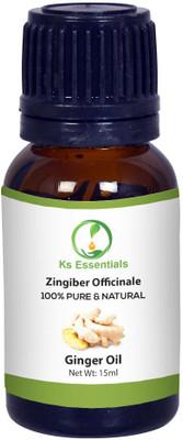 

Ks Essentials 100% Pure Ginger Essential Oil (Zingiber Officinale) Natural Therapeutic Grade(15 ml)