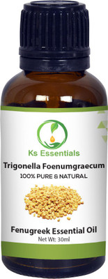 

Ks Essentials 100% Pure Fenugreek (Methi) Essential Oil (Trigonella foenumgraecum) Therapeutic Grade(30 ml)