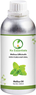 

Ks Essentials 100% Pure Melissa Essential Oil (Melissa officinalis) Natural Therapeutic Grade(1000 ml)