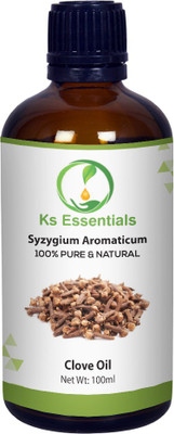 

Ks Essentials 100% Pure Clove Essential Oil Therapeutic Grade for Hair and Skin(100 ml)