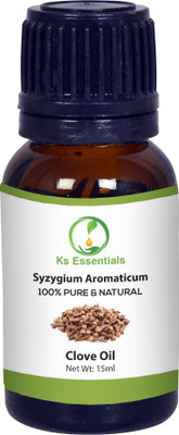

Ks Essentials 100% Pure Clove Essential Oil Therapeutic Grade for Hair and Skin(15 ml)