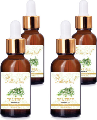 

THE FALLING LEAF TEA TREE ESSENTIAL OIL (Pack of 4)(30 ml)