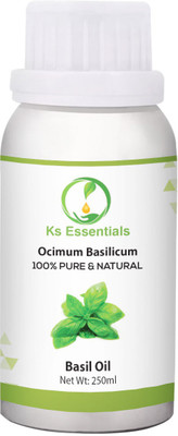 

Ks Essentials 100% Pure Basil Essential Oil (Ocimum Basilicum)(250 ml)
