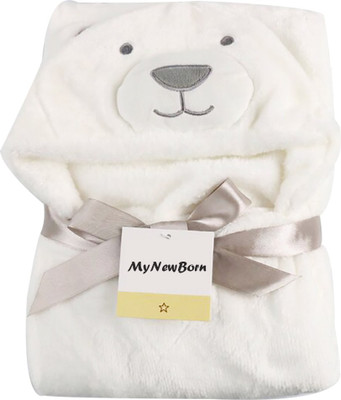 

My New Born White  Size Bath Robe(Pack of 1 new born baby boy and baby girl supersoft baby towel bathrobe, For: Baby Boys & Baby Girls, White