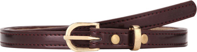 

Aditi Wasan Women Formal Brown Artificial Leather Belt