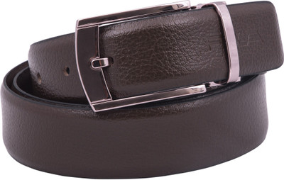 

FWA Men Casual Brown Genuine Leather Reversible Belt