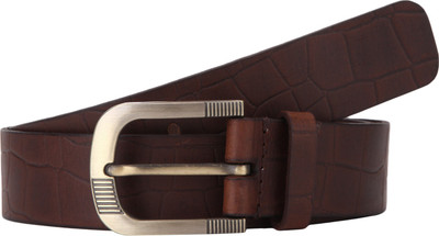 

Aditi Wasan Men Casual Brown Genuine Leather Belt