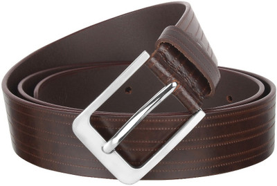 

Jungler Men Casual Brown Genuine Leather Belt