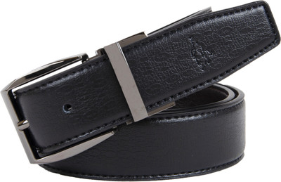 

Bacchus Men Casual Black Artificial Leather Belt