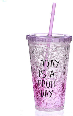 

Shape n Style Acrylic Frosty Mason Jar Ice Cup 650 ml Sipper 650 Sipper(Pack of 1, Purple)