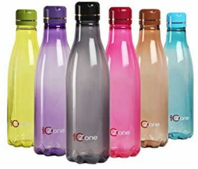 cello Ozone fridge bottle (set of 6 pcs) 1000 ml Bottle(Pack of 6, Purple, Green, Brown, Blue, Black, Pink, PET)