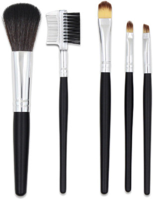 

SHREWAS Cosmetics Brushes Eyebrow Powder Shadow Make Up Kit Tools(Pack of 5)