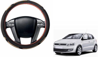 CARIZO Steering Cover For Maruti Versa(Brown,Beige, Leatherite)