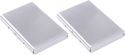 

Martand 6 Card Holder(Set of 2, Silver)