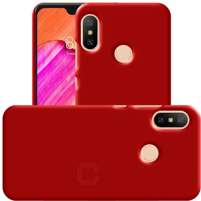 CASE CREATION Back Cover for Mi Redmi Note 6 Pro(Red, Dual Protection, Pack of: 1)