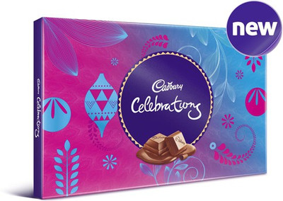 

Cadbury Assorted Chocolate Gift Pack, 193.5g (Pack of 2) Bars(Pack of 2, 387 g)