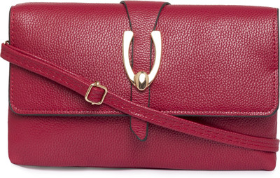

Satchel Bags Casual Maroon Clutch