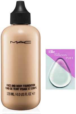 

Ellie Silicon Puff With Mac Face And Body Foundation(Set of 2)