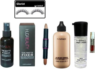 

glorist eyelash with Huda Beauty combo kit(Set of 6)