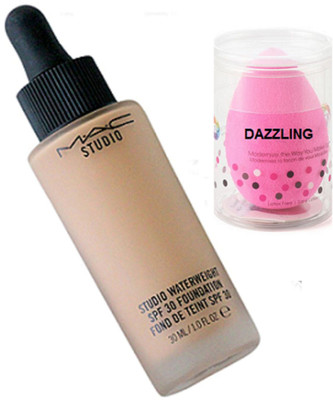 

DAZZLING Sponge Puff & Studio Waterweight Foundation(Set of 2)