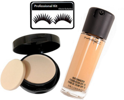 

Professional Kit Eyelashes,Studio Fix Compact & Matchmaster Foundation(Set of 3)