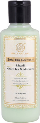 

Khadi Natural AYURVEDIC GREENTEA ALOEVERA HAIR CONDITIONER 210ML(210 ml)