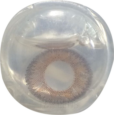 

Iconic Eye Brown color contact lens with case and solution Monthly Contact Lens(0.0, BROWN, Pack of 2)