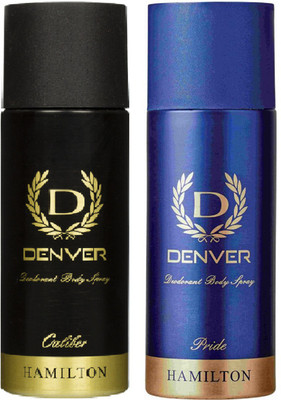 

Denver CALIBER & PRIDE COMBO Deodorant Spray - For Men(330 ml, Pack of 2)