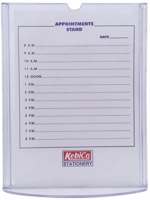 

Kebica 1 Compartments Plastic Document Holder Display Stand(A4 Size)(Transparent)