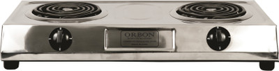 

Orbon Double 1250W + 2000W Big Steel G Coil Stove Hot Plate Induction Cooktop/Induction Cookers/Electric Cooking Heater/Induction Radient Cooktop Electric Cooking Heater(2 Burner)