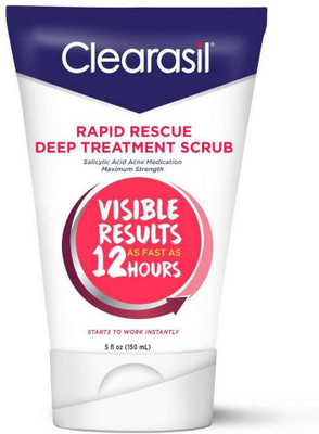 

Clearasil Ultra Rapid Action Acne Treatment Face Scrub, 5 Ounce ( Pack Of 4 )(150 ml)