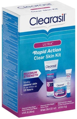 

Clearasil Ultra Rapid Action Clear Skin Kit, 3 piece(200 g)
