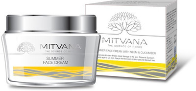 

mitvana Summer Face Cream 50g with Neem & Cucumber(50 g)