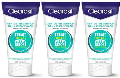 

Clearasil Daily Clear Acne Face Wash, Hydra-Blast Oil-Free Face Wash, 6.5 oz(Pack of 3)(192 ml)