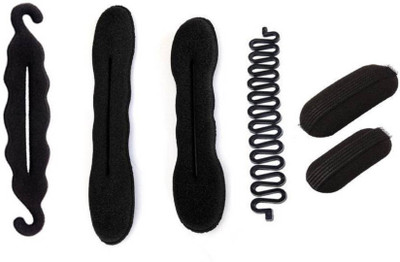 

Prime Fancy Hair Gajra For Girls & Women , For Wedding & Party Hair Accessory Set(Black)