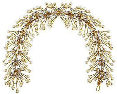

Bueno Party Wear Hair Accessories For Women And Girls, Hair Gajra Stylish For Wedding, Beautiful Hair Gajra Golden For Women & Girl Hair Styling, Pack Of 1 Hair Accessory Set(Multicolor)