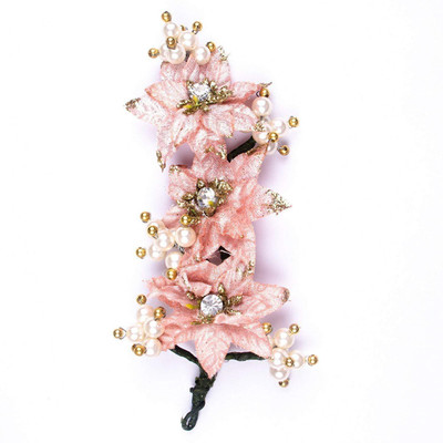 

Prime Beautiful Flowers Hair Accessories For Women And Girls, Pack Of 1 Hair Clip, Hair Pin, Hair Accessory Set(Pink)