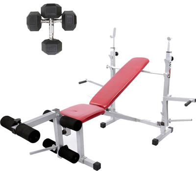 

Lifeline Multi Bench 309 | Bundles With Hexa Dumbbell 7.5kg Set Home Gym Combo(100 - 120 kg)