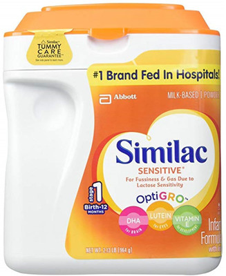 

Similac Sensitive Infant Formula - 964G (USA)(964 g, Upto 12 Months)