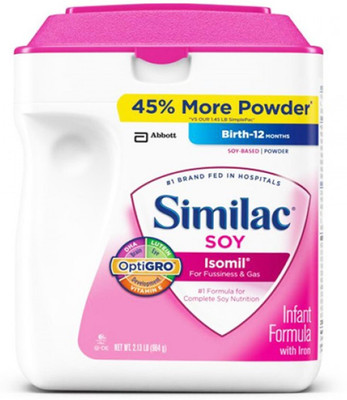 Similac Soy Isomil Optigro Infant Formula - 964G (USA)(964 g, Upto 12 Months)