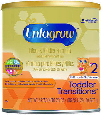 

Enfagrow Toddler Transitions 2 Infant & Toddler Formula - 567G (20oz)(567 g, 9+ Months)