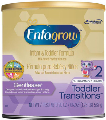 

Enfagrow Toddler Transitions Stage 2 Gentlease - 567G (20oz)(567 g, 9+ Months)