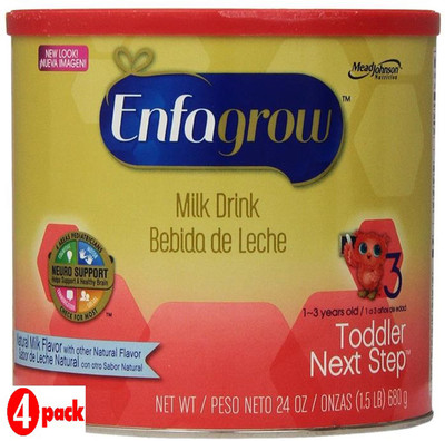 

Enfagrow Toddler Next Step 3 - 680g (24oz) (Pack of 4)(2720 g, 12+ Months)