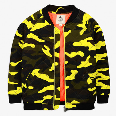 

Cherry Crumble California Full Sleeve Printed Baby Boys & Baby Girls Jacket, Yellow & olive