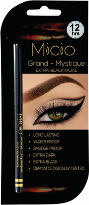 

Micio Grand Mystique Extra Black Kajal Water Proof(Dark Black)
