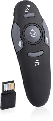 

DazzelOn USB Wireless Remote Control Professional Laser Pointer Presenter Slide Changer Controller for Powerpoint PPT Slide Presentation(40 nm, Red)