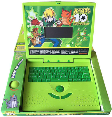 See Inside 22 Activities Games Fun Laptop Notebook Computer Toy For Kids Multicolor Flipkart Com Imall Com