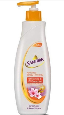 

Santoor Body Lotion Whitening & UV Protection With Sandalwood & Sakura Extracts(250 ml)